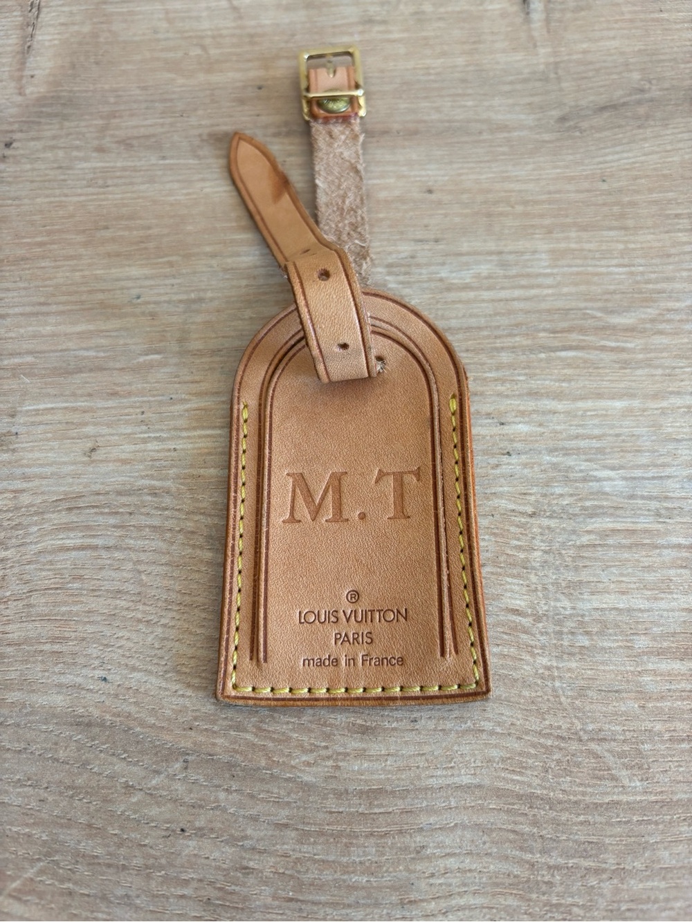 Authentic Louis Vuitton id tag
